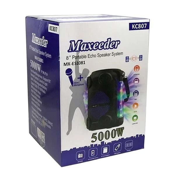 اسپیکر بلوتوثی مکسیدر MAXEEDER مدل MX-ES1081 KC 807