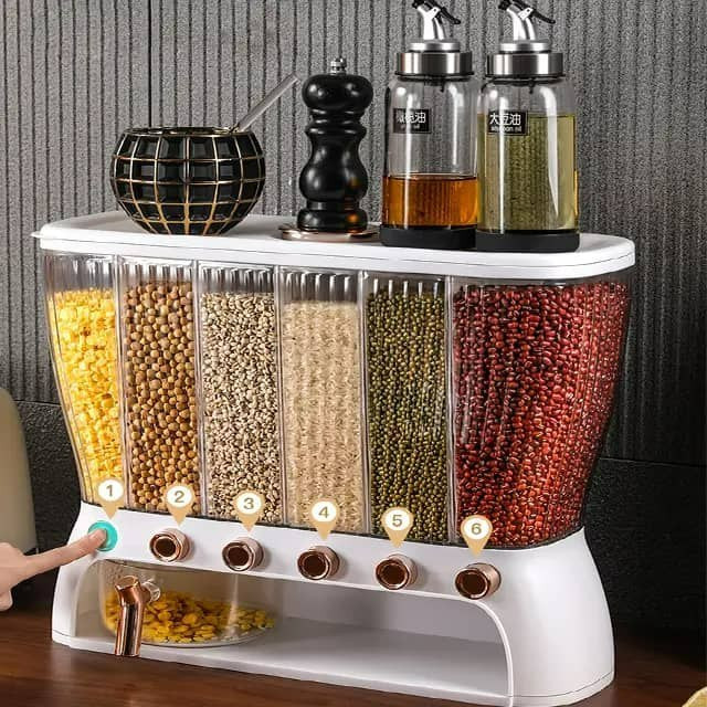 جا حبوباتی شش خانه
