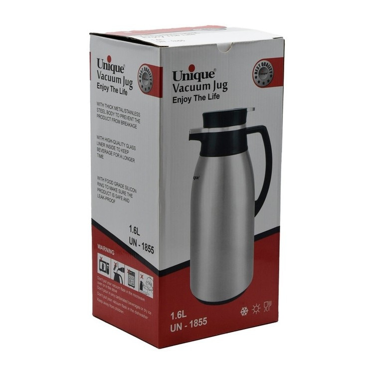 فلاسک بدنه استیل شیشه صورتی یونیک (شرکتی)
