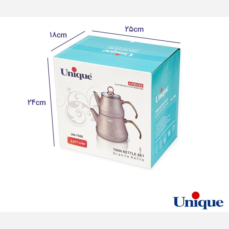 کتری و قوری آلومینیوم گرانیتی یونیک UN-7500
