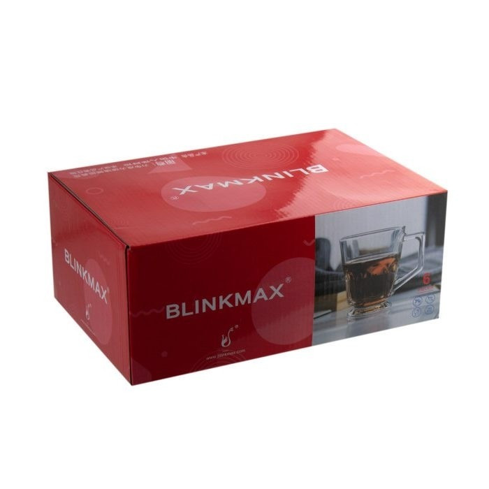 ماگ بلینک مکس مدل کازابلانکا، کد KTZB-117، بسته 6 عددی، جنس کریستال، ابعاد 8.5×8.5×10.5 سانتیمتر، وزن 300 گرم، مقاومت بسیار بالا در برابر سرد و گرم شدن، قابلیت قرارگیری در مایکروویو