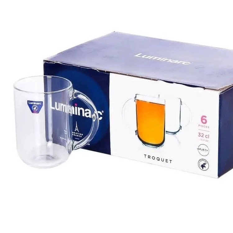 لیوان سایز 32 تروکت لومینارک فرانسه (بسته 6 عددی)