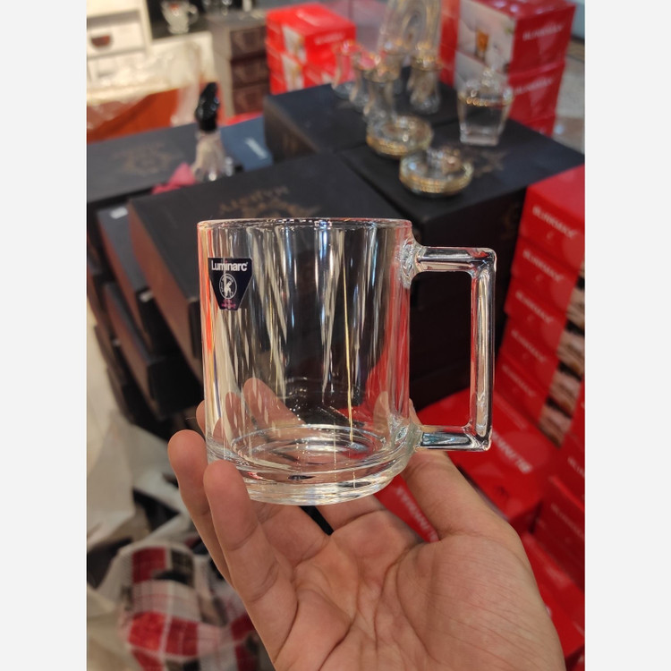 لیوان لومینارک مدل آلابونه، بسته 6 عددی، ابعاد 7×7×9 سانتیمتر، وزن 270 گرم، ساخت امارات