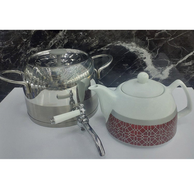 ست کتری و قوری کف چدن یونیک مدل 7283 گنجایش 2.5 لیتر (قوری محصول ممکن است با تصویر درج شده در سایت متفاوت باشد)